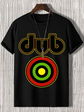 Men's Dub Reggae Music Print Cotton Casual T-Shirt
