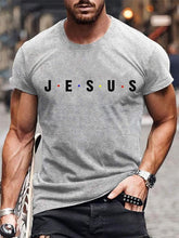 Cotton Casual Letter Print Short Sleeve T-Shirt