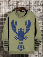 lobster Art Men's Printed Sweatshirt