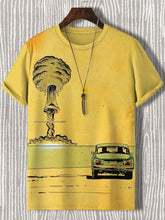Men's Explode Car Print T-Shirt