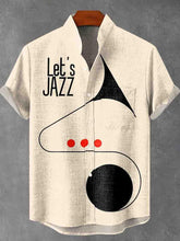 Let's JAZZ Cotton Linen Casual Shirt