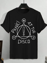 Men's Panic At The Disco Print Cotton Casual T-Shirt