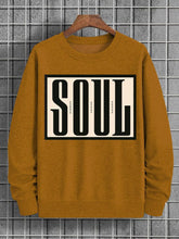 Men's Soul Harmony Passion Essence Art Print Cotton Casual Sweatshirt